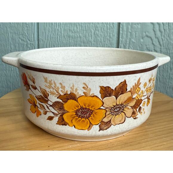 Vintage Lenox Fall Blossoms Temperware Baking Dish - Picture 2 of 4